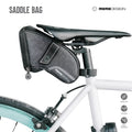 MOMODESIGN Bike  Saddle Bag  Weather Safe  Perfect for Storage  Led Tail Light & Reflective Design  Capacity of 1.2 L