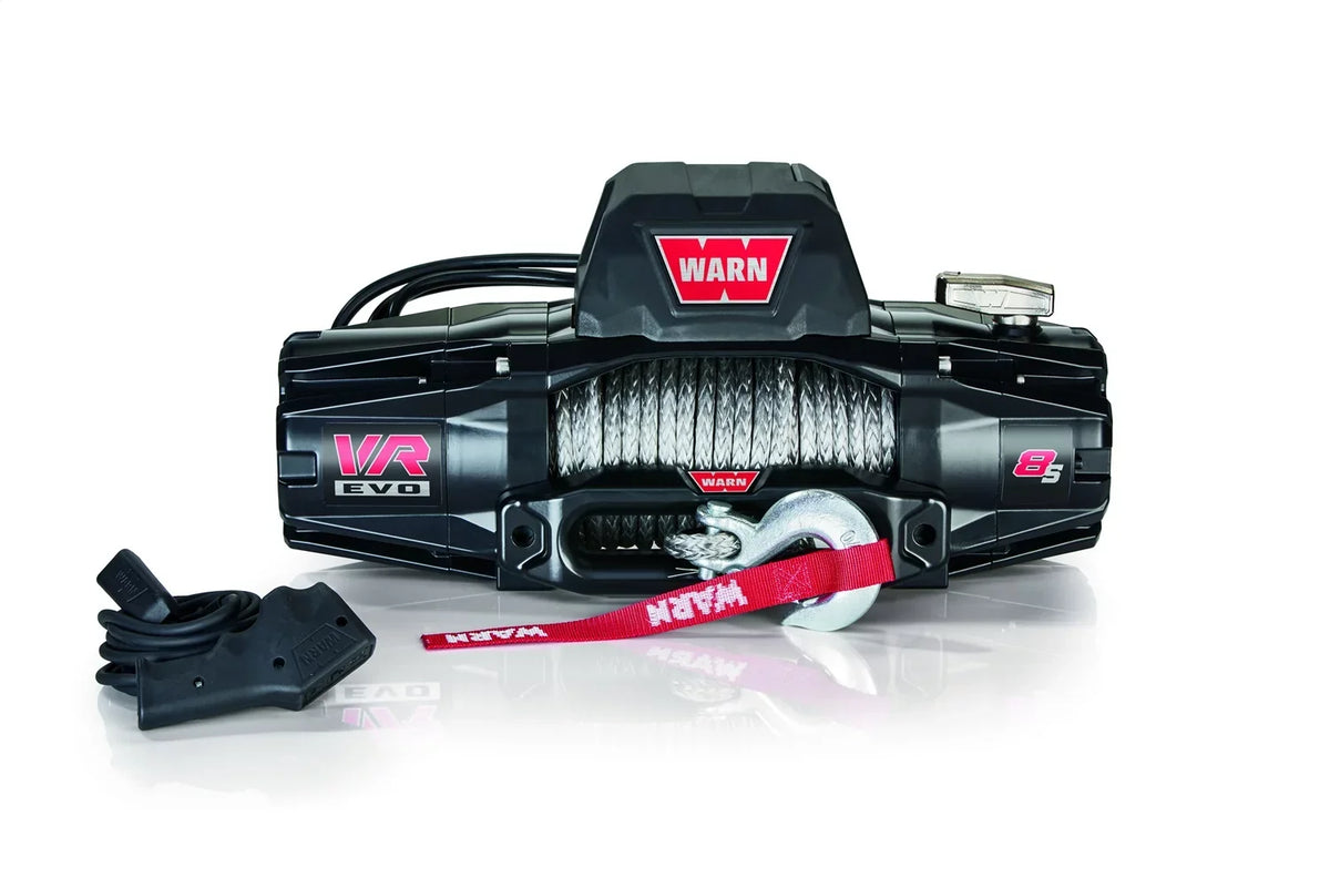 Warn - 103251 - VR EVO 8-S STANDARD DUTY 8,000LB WINCH WITH SYNTHETIC ROPE Fits select: 1992-2008  F150, 1999-2013 CHEVROLET SILVERADO