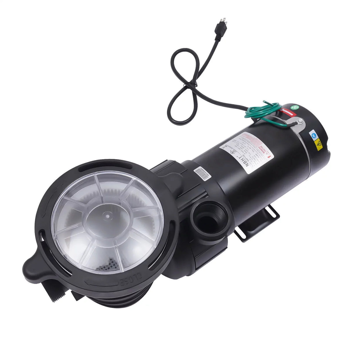 1.5HP 92GPM Above Ground SPA Swimming Pool Pump w/Strainer Filter 3450rpm 1100 W