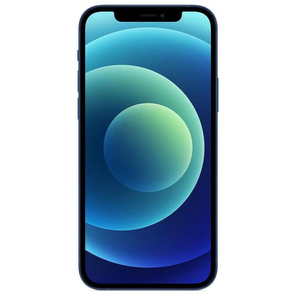 Restored  iPhone 12 A2172 (T-Mobile Only) 64GB Blue w/ Pre-Installed Tempered Glass (Refurbished)