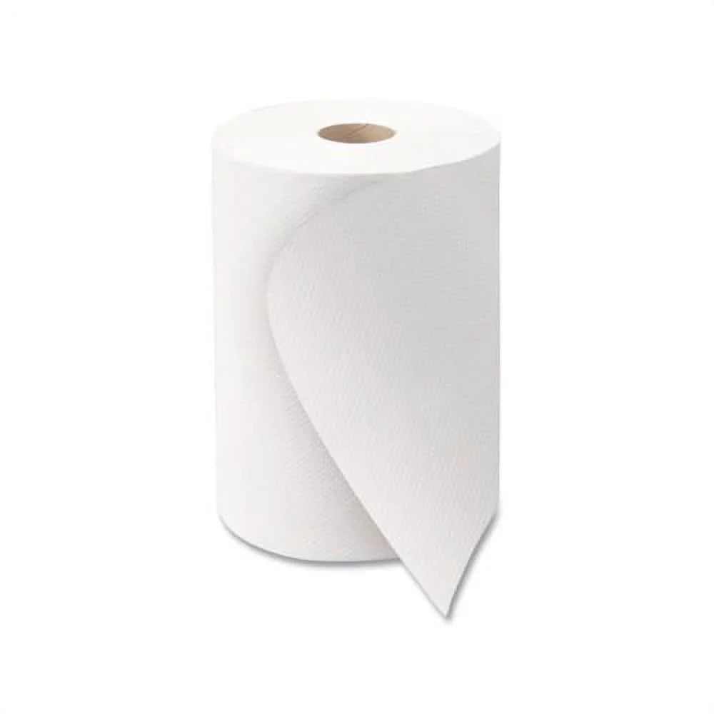 MORCON TISSUE 10 25mm Roll Towels 1-Ply, 10" x 800 ft, White, 6 Rolls/Carton