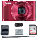 PowerShot SX620 Digital Camera w/25x Optical Zoom - Wi-Fi & NFC Enabled (RED) - Memory Card Bundle (Camera + 64GB Memory Card) Buzz Photo Basic Bundle