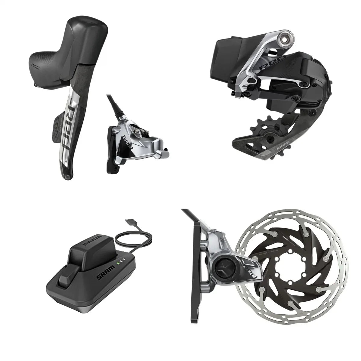 Sram Red AXS eTap HRD 1x Electronic Road Groupset dark
