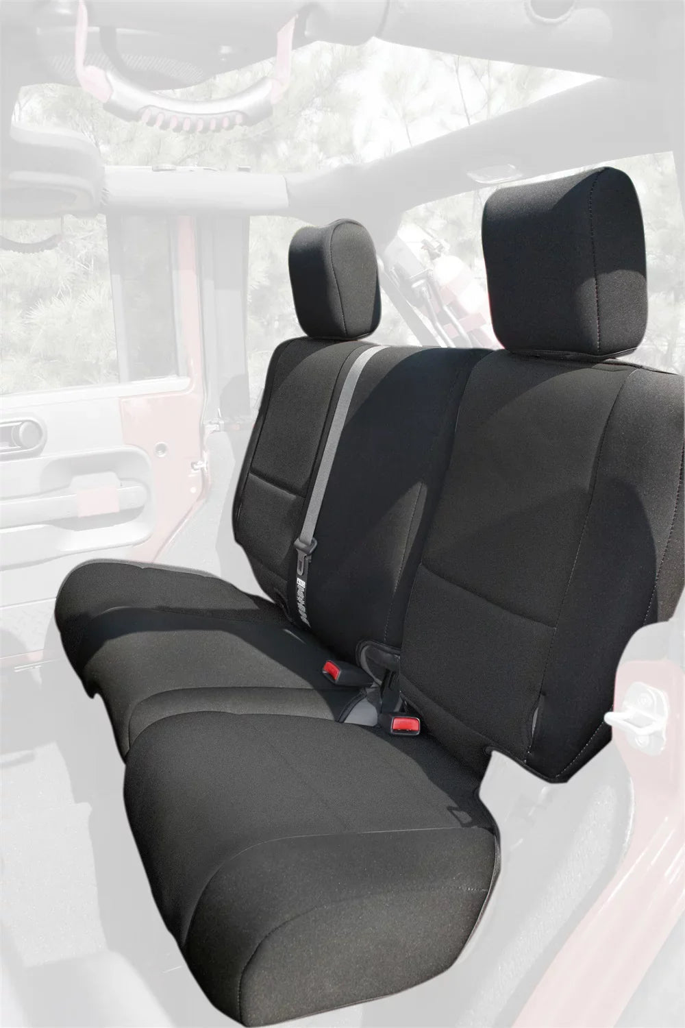 Rugged Ridge by RealTruck | 13296.01 Seat Cover Kit, dark; 2011-2018 Jeep Wrangler JK, 2 Door Compatible with Select: 2011, 2015-2018 Jeep Wrangler Unlimited