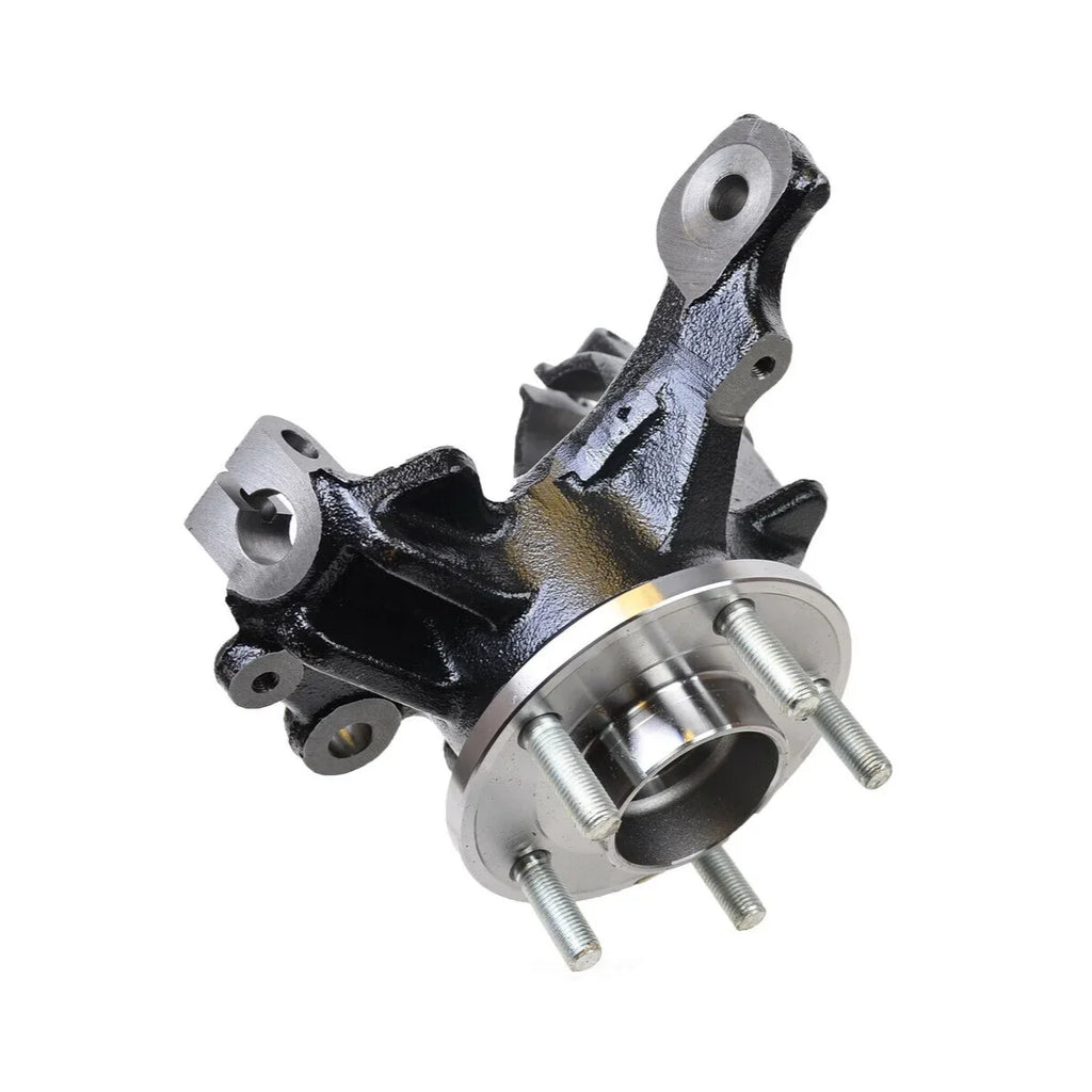 AutoShack Front Steering Knuckle and Wheel Bearing Hub Assembly 5 Lugs with ABS Passenger Side Replacement for 2012 2013 2014 2015 2016 2017 2018  Focus 2.0L FWD