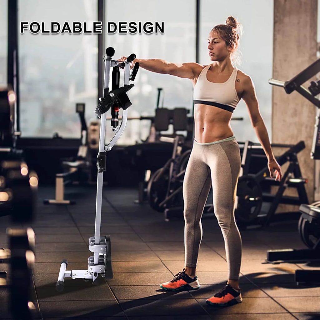 YSSOA Fitness Rowing Machine Rower Ergometer, Digital Monitor and 260 lbs of Maximum Load, dark