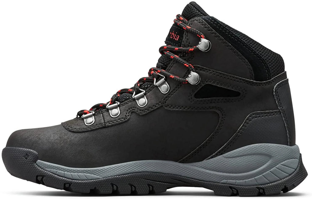Columbia Womens Newton Ridge Plus Boot 10 Wide dark/Poppy Red