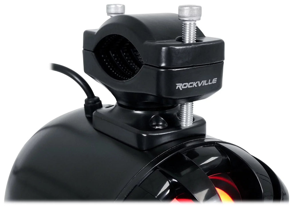(2) Memphis Audio GEN65FE Pods+LED Tower Speakers+Amp For 2016+ Polaris General