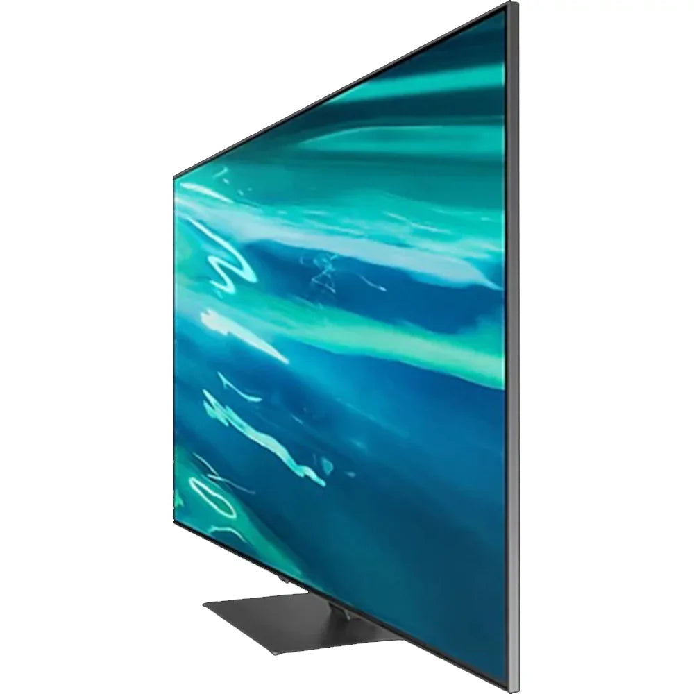 Restored  QN55Q80AA 55 inch QLED 4K UHD Smart TV (2021) Bundle with 2 Year Premium Extended Protection Plan (Refurbished)