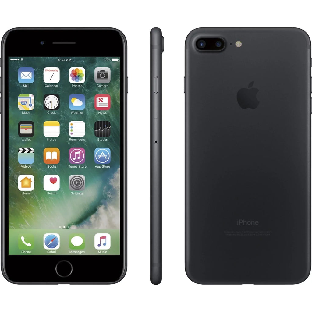 Restored  iPhone 7 Plus 128GB charcoal GSM Unlocked (AT&T + T-Mobile) Smartphone (Refurbished)