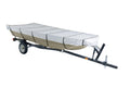 Goodsmann Jon Boat Covers Silvery Gray Water Resistant Trailerable 9921-0152-21( A, 12' L, 56"W )