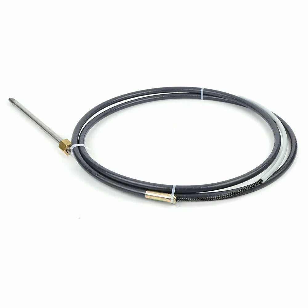 DENEST Marine Boat Rotary Helm 12FEET Mechanical/Manual Steering Kit w/12’ Steering Cab