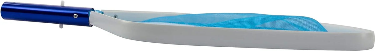 Deluxe Heavy-Duty Pool Skimmer With Ultra Fine Mesh | Remove Leaves And Debris For Inground Pool, Above Ground Pool, Fountain And Spas | Chemical-Resistant | Blue