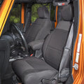 Rugged Ridge by RealTruck | 13296.01 Seat Cover Kit, dark; 2011-2018 Jeep Wrangler JK, 2 Door Compatible with Select: 2011, 2015-2018 Jeep Wrangler Unlimited