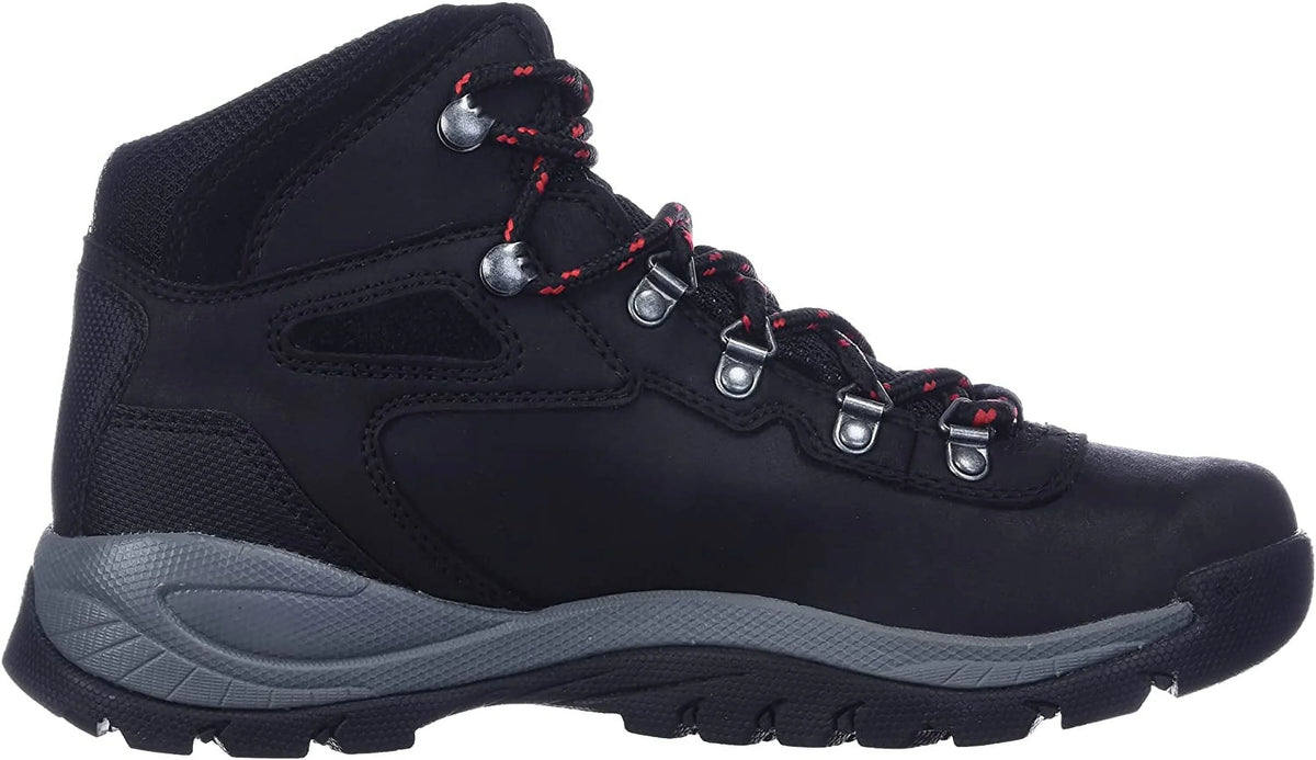 Columbia Womens Newton Ridge Plus Boot 10 Wide dark/Poppy Red