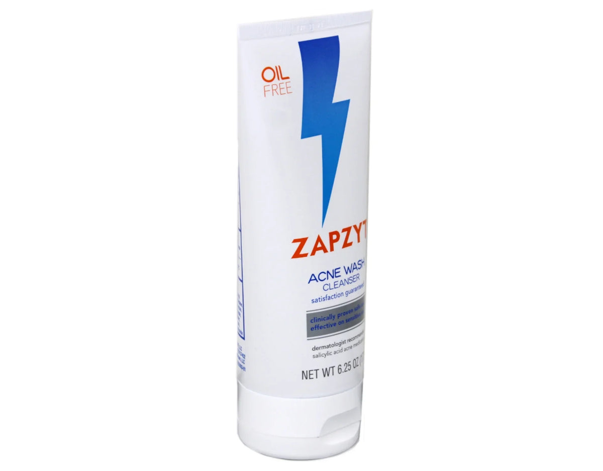'- Pack of 6. Zapzyt Acne Wash Cleanser Oil Free, 6.25 Oz