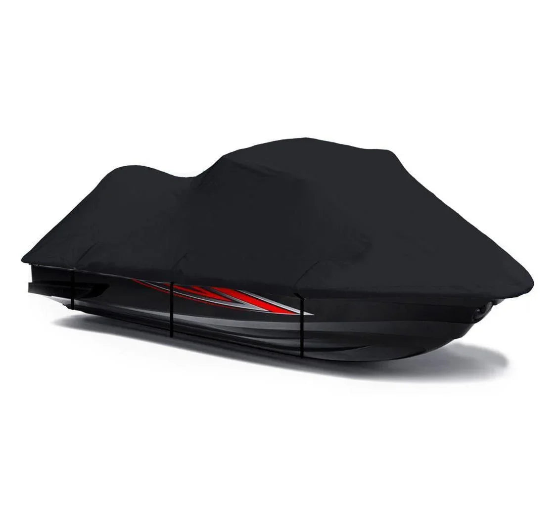 dark TOP OF THE LINE JET SKI Cover Compatible for Kawasaki 130Di 1999 2000 2001 2002 2003 2004 Jet Ski Watercraft Cover 2 Seater