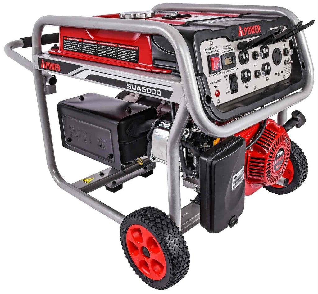 Run Time. JEGS 86065 Portable Generator 5000 Starting Watts 4250 Running Watts 9 Hr