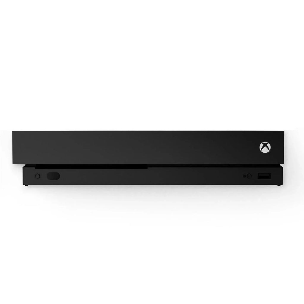 Pre-Owned  Xbox One X 1TB with 2 Controller, 4K Ultra HD ebony with BOLT AXTION Cleaning Kit Headset Bundle (Refurbished: Like New)