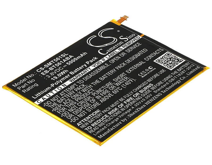 High Capacity Battery for  Galaxy Tab E Nook Edition 9.6 - Extend Battery Life