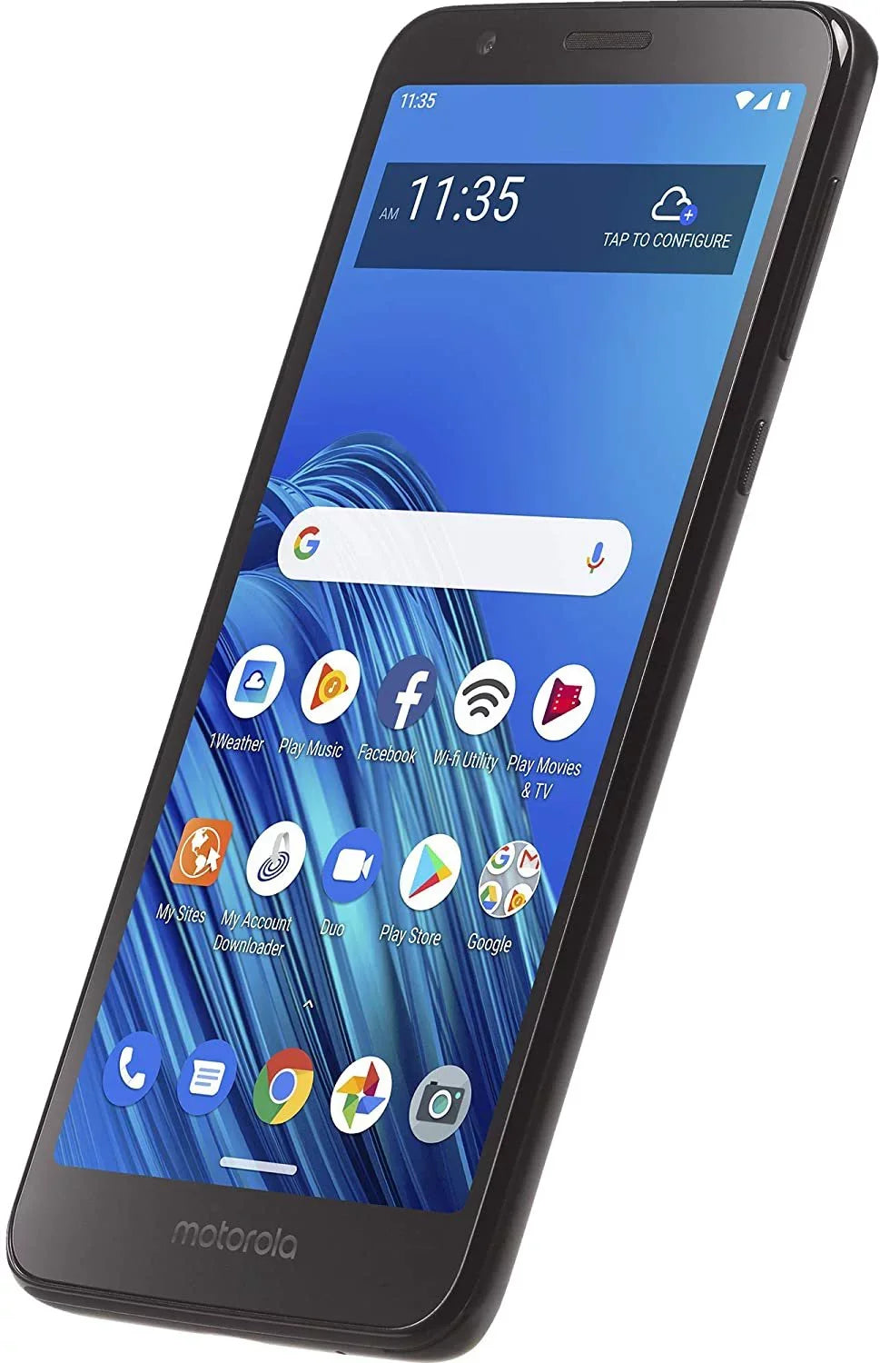 Motorola TracFone Moto E6 4G LTE Prepaid Smartphone Locked  ebony  32GB