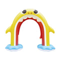 Pinkfong Baby Shark 5ft Inflatable Rainbow Arch, Backyard Water Sprinkler Summer Fun (Ages 2+)