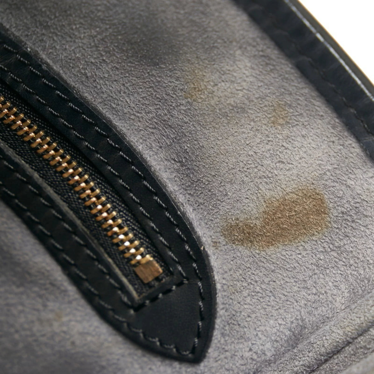Pre-Owned Louis Vuitton Epi Bucket PM Tote Bag Shoulder M58992 Noir charcoal Leather Ladies LOUIS VUITTON (Fair)