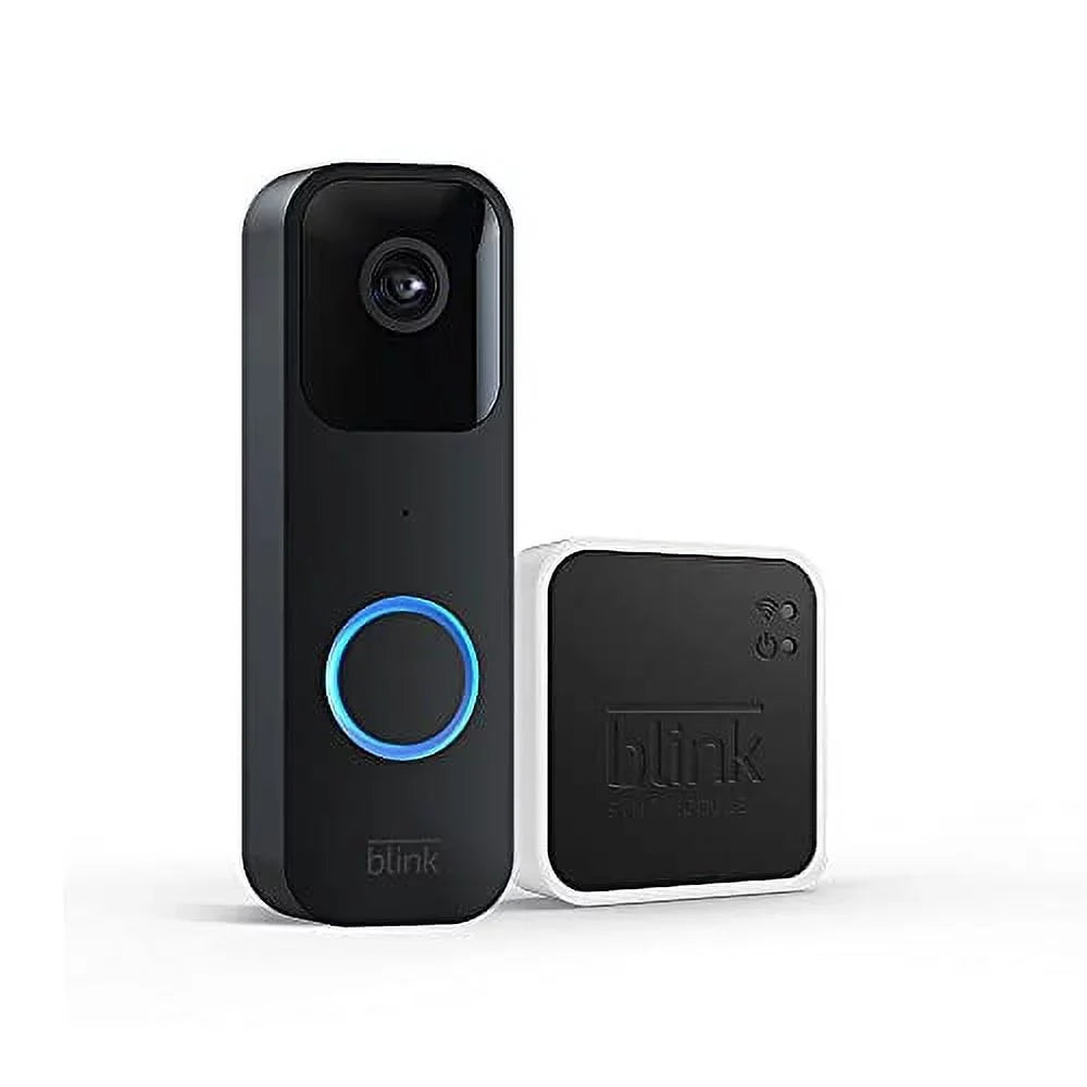 Introducing Blink Video Doorbell + Sync Module 2 | Two-way audio, HD video, motion and chime app alerts and Alexa enabled — wired or wire-free (charcoal)