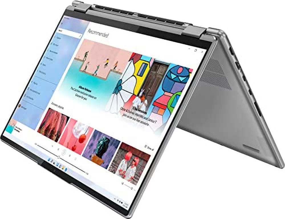 2022  Yoga 7i 2-in-1 Laptop 16" 2.5K Touchscreen  EVO Platform 12th Core i7-1260P Iris Xe Graphics 16GB RAM 512GB SSD WI-FI 6E Thunderbolt 4 Backlit KB w/FP Windows 10 Pro RATZK 32GB USB