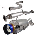 Inlet N1 Style Catback Exhaust System with Burnt Tip Ls-Rs Model for 94 to 01 Acura Integra, 10 x 13 x 48 in.. 2.5 in