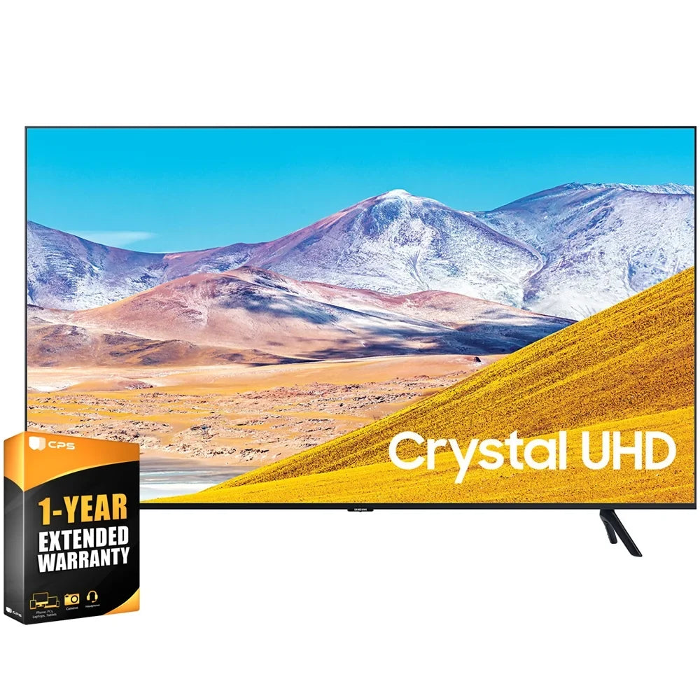 UN85TU8000FXZA 85 1 inch 4K Ultra HD Smart LED TV 2020 Model Bundle with 1 Year Extended Warranty (UN85TU8000 85TU8000 85 25mm TV 85" TV)
