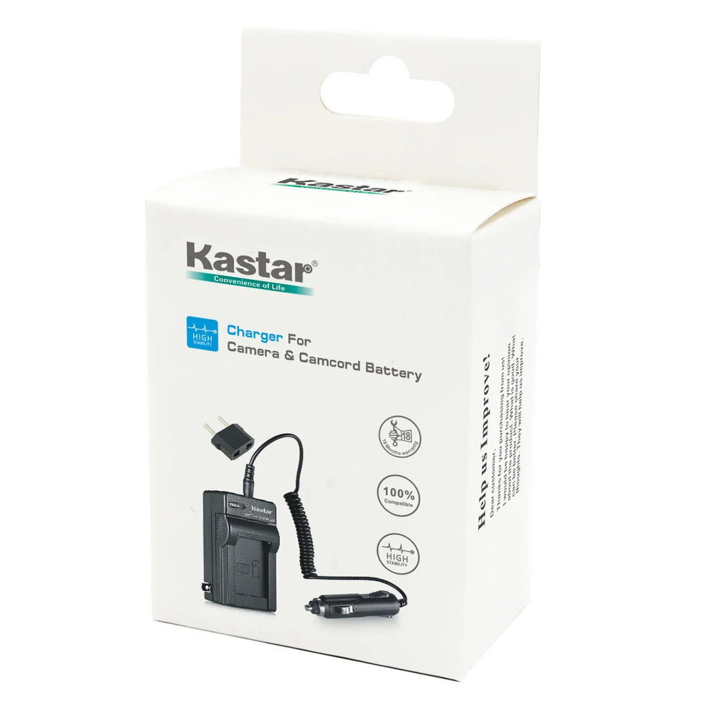 Kastar CGA_DU14 Battery (3_Pack) and Charger Kit for  CGA_DU06, CGA_DU07, CGA_DU14, CGA_DU21, VW_VBD070 VBD140 VBD210 w
