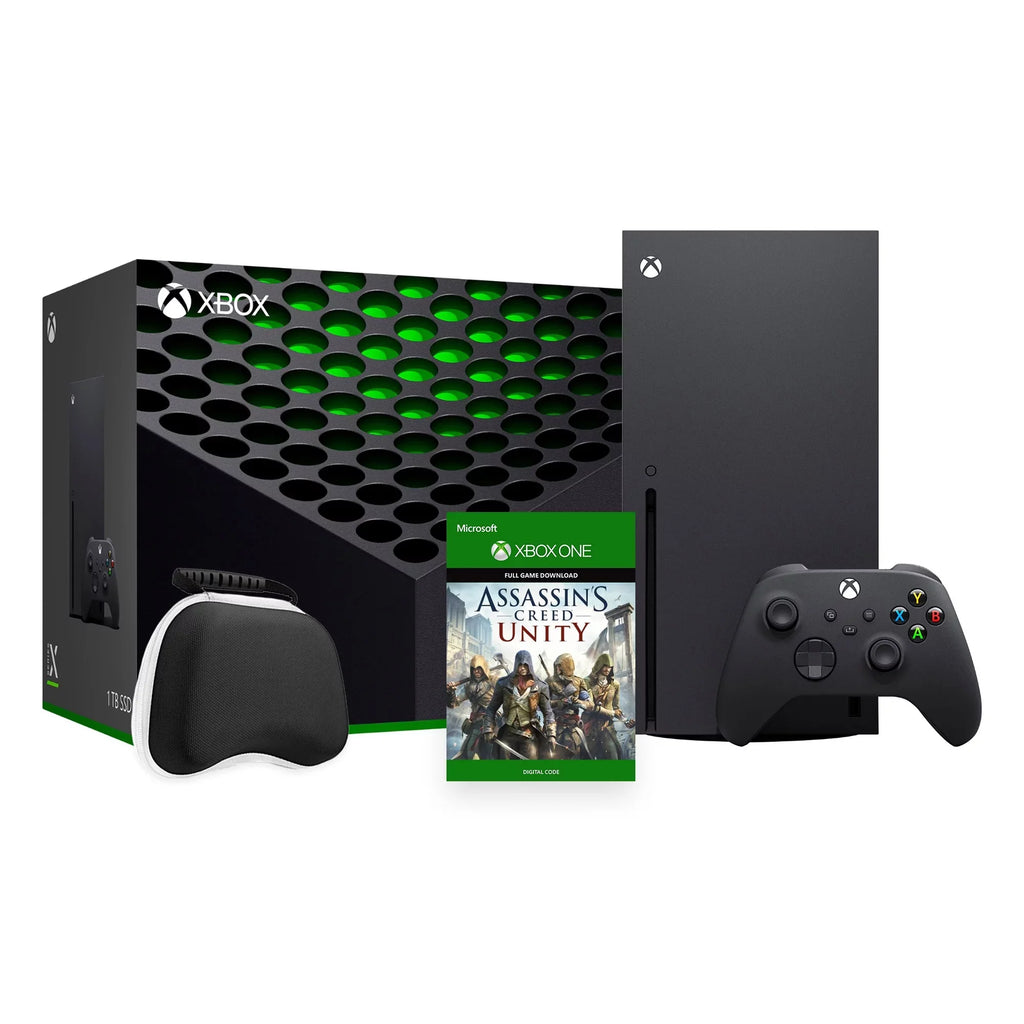 2023 Xbox Series X Bundle - 1TB SSD dark Flagship Xbox Console and Wireless Controller with Assassin's Creed Unity Full Game