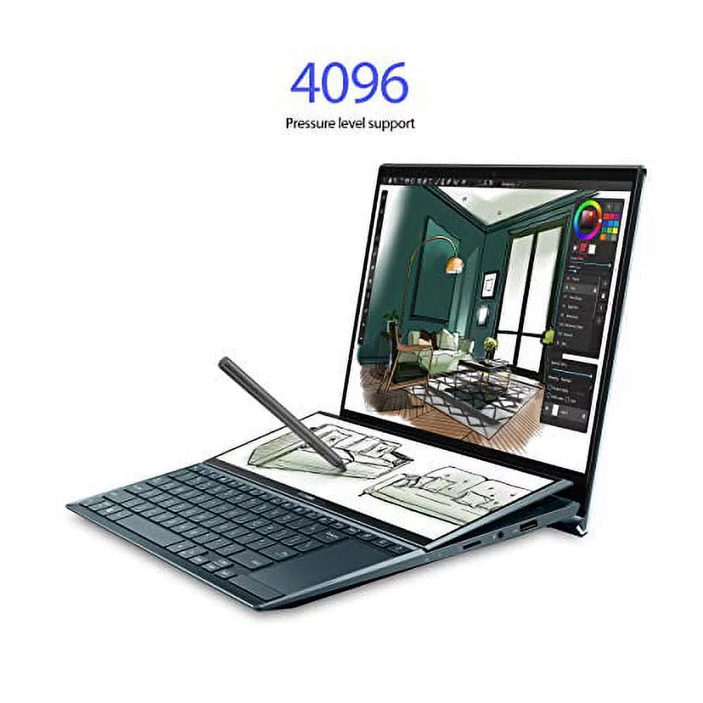 ZenBook Duo 14 UX482 14" FHD Touch Display,  Evo Platform, Core i5-1155G7, 8GB RAM, 512GB PCIe SSD, ScreenPad Plus, Windows 10 Home, Wifi 6E, Celestial Blue, UX482EAR-EB51T