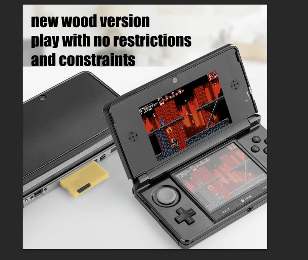 Upgraded 2023 SDHC Wood Version Plus Card with 64GB TF Micro SD Card for Nintendo DS DSI 2DS 3DS NDS, No Game Timebomb