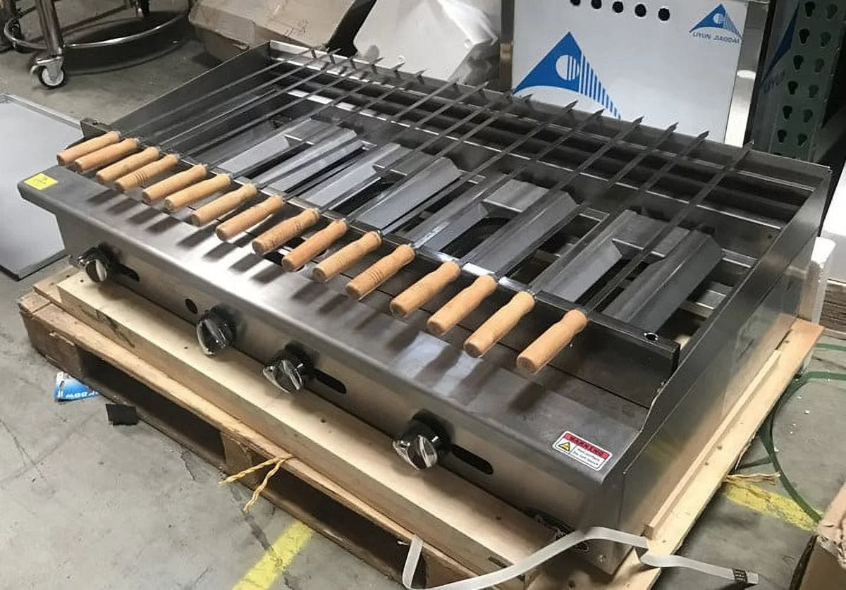 48 ins Natural gas/Propane shish kabab broiler NSF  SSK48