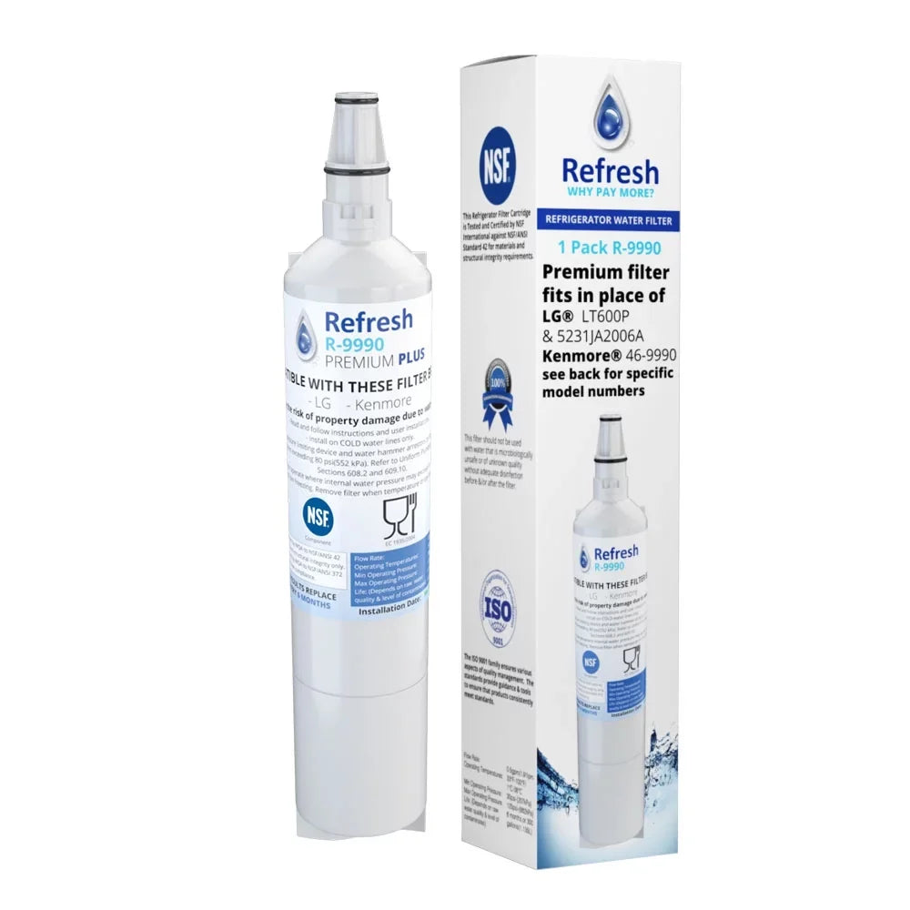 Replacement Water Filter For  Tier1 RWF1051 -by Refresh (2 Pack)