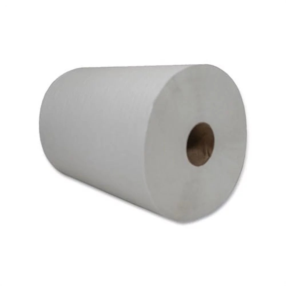 MORCON TISSUE 10 25mm Roll Towels 1-Ply, 10" x 800 ft, White, 6 Rolls/Carton