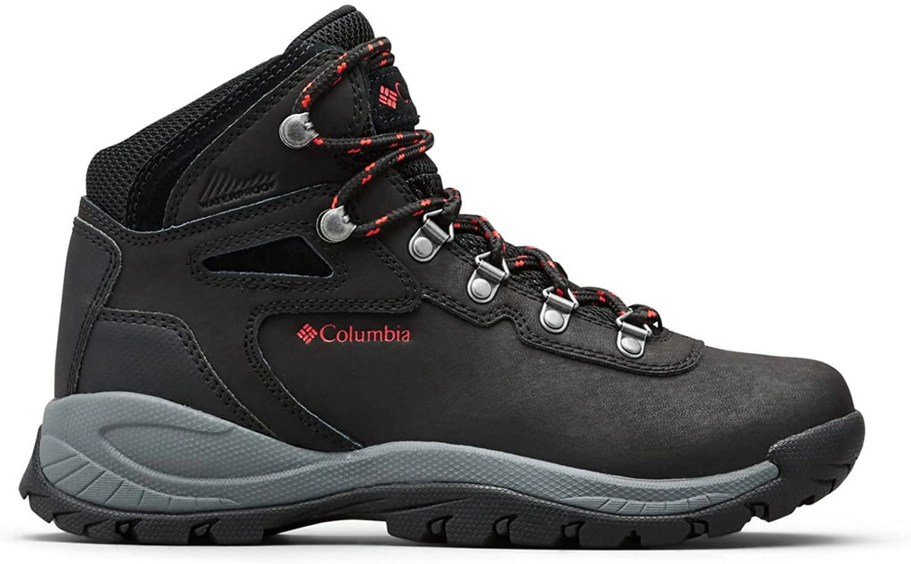 Columbia Womens Newton Ridge Plus Boot 10 Wide dark/Poppy Red