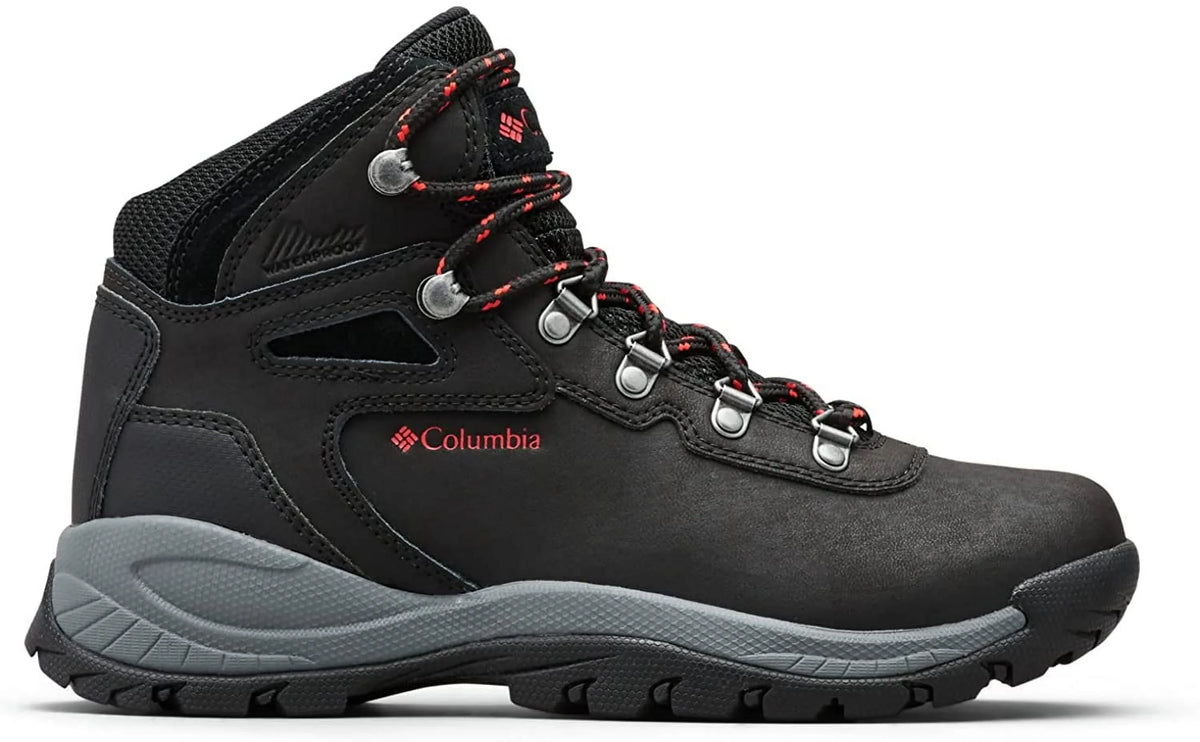 Columbia Womens Newton Ridge Plus Boot 10 Wide dark/Poppy Red
