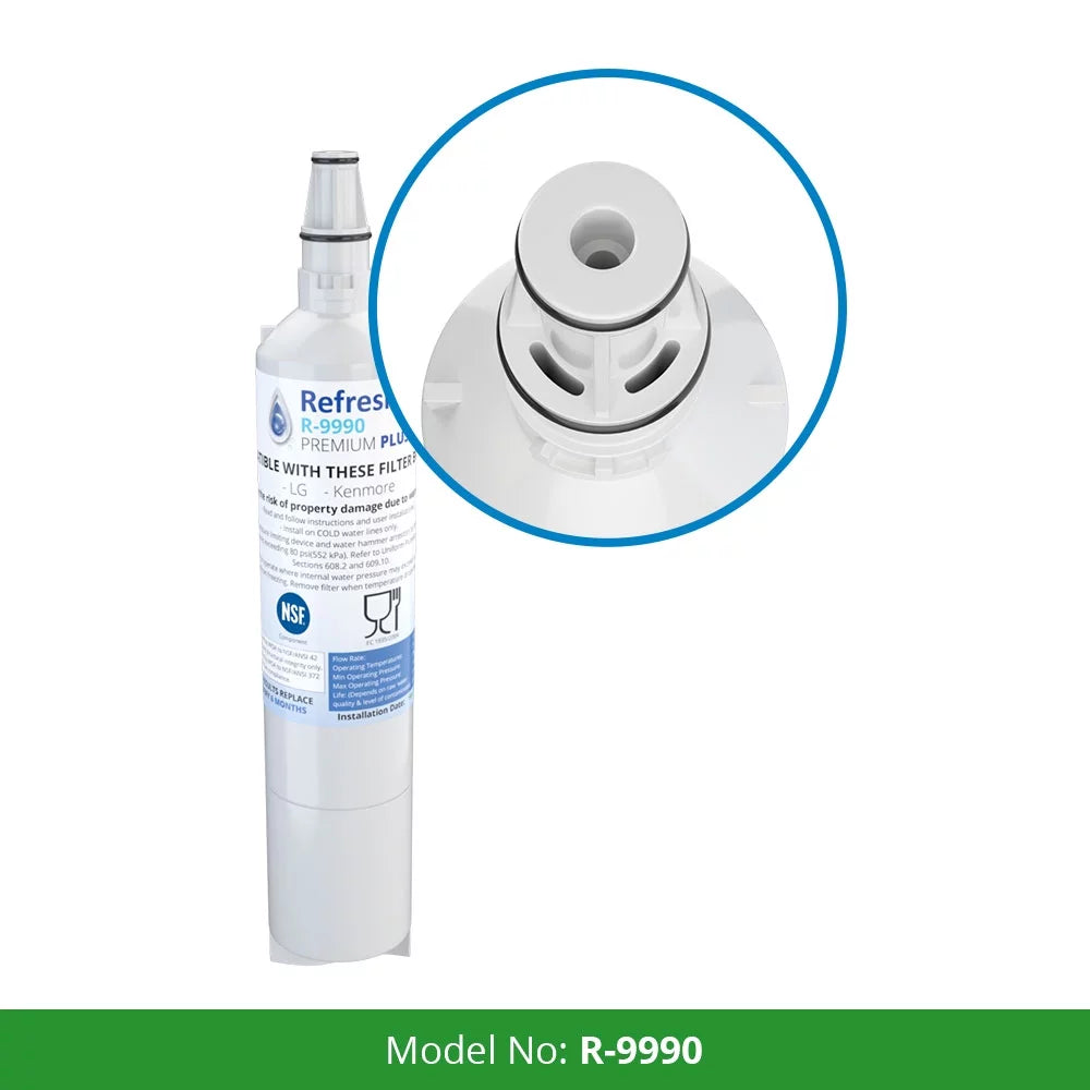 Replacement Water Filter For  Tier1 RWF1051 -by Refresh (2 Pack)