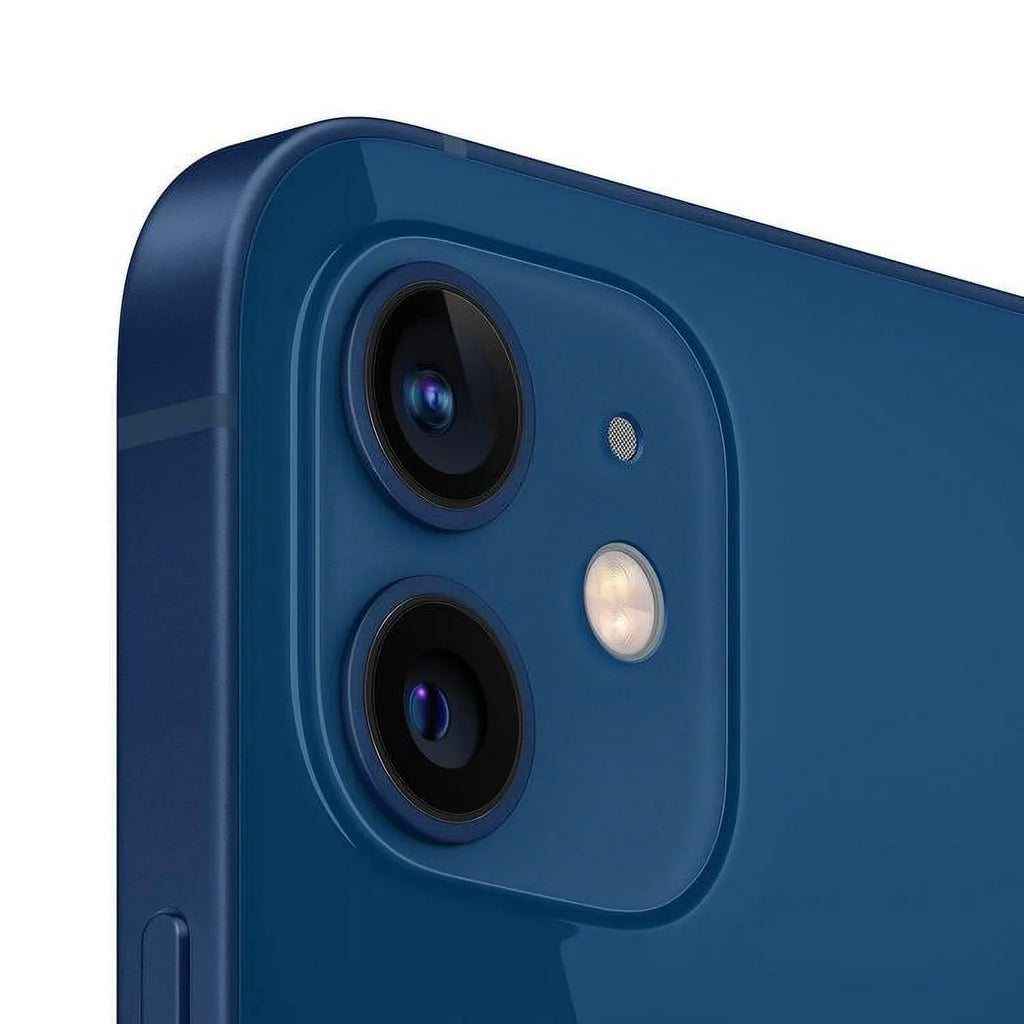 Restored  iPhone 12 A2172 (T-Mobile Only) 64GB Blue w/ Pre-Installed Tempered Glass (Refurbished)