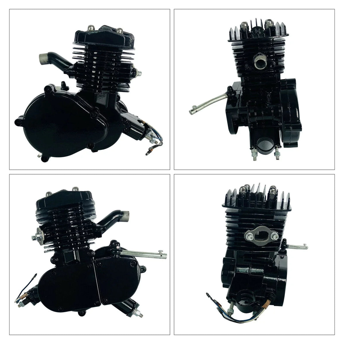 Miumaeov 80cc 2-Stroke Full Assembled Motorized Bike Bicycle Motor Petrol Gas Engine Single Cylinder Air-Cooled dark