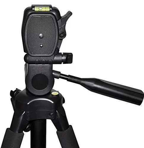 Professional 72-inch Tripod 3-way Panhead Tilt Motion with Built In Bubble Leveling + Wireless IR Remote Control Shutter Release + Cap Keeper &amp; Cleaning Cloth for the  Alpha Series A7, A7r, a7