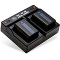 BM 2 NP-FW50 Batteries and Dual Charger for  DSC-RX10 II, III, IV Alpha 7 a7 A7 II a7R A7s II a3000 a5000 a6000 A6100 a6300 a6400 a6500 Cameras