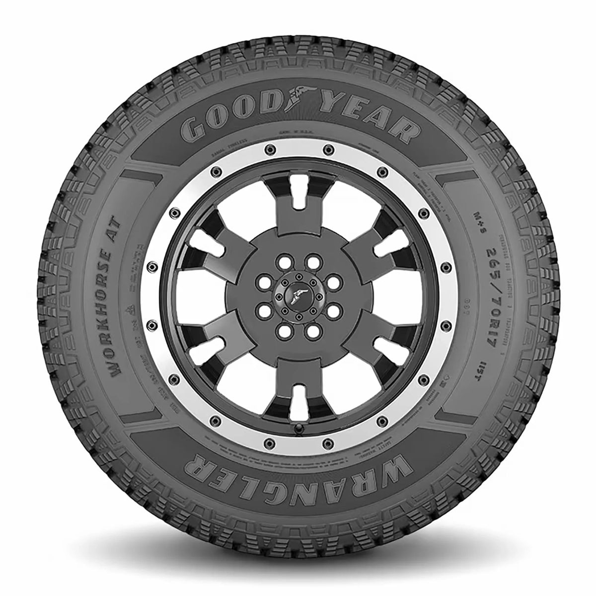 GOODYEAR WRL WORKHORSE AT(P) 245/75R16 111S Fits: 2015  Tacoma TRD Pro, 1996-2002 Chevrolet Tahoe LT