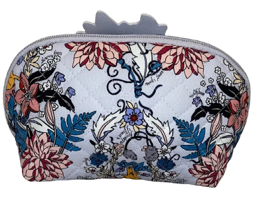 VERA BRADLEY MANDRAKE COSMETIC BAG HERBOLOGY HARRY POTTER MAKEUP CASE VINYL LINED