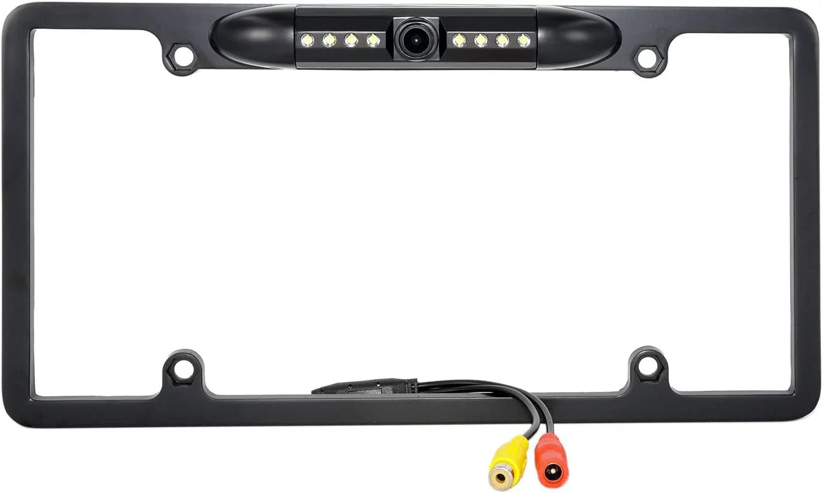Backup Camera Rearview License Plate Waterproof for Kenwood DDX-512 DDX512 dark