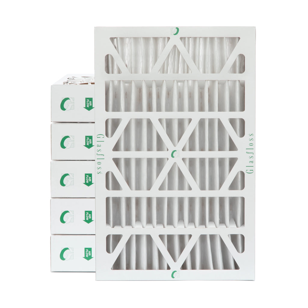 Actual Size: 11-3/8 x 23-3/8 x 3-3/4. 6 Pack of 12x24x4 MERV 13 Pleated 4" 1 inch Air Filters by Glasfloss