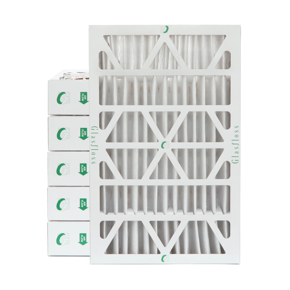 Actual Size: 11-3/8 x 23-3/8 x 3-3/4. 6 Pack of 12x24x4 MERV 13 Pleated 4" 1 inch Air Filters by Glasfloss